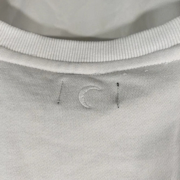 Zyia Active Sweater Women's 3XL White Mountain Embroidered Crew Neck - Picture 9 of 10